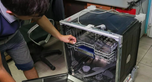 Ремонт посудомоечной машины на дому. Садовая