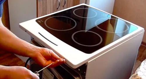 Ремонт сенсорной электроплиты. Садовая